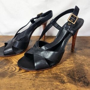 Aldo Black Stiletto Slingback 4" Heels. Size 6.5 US. Size 37 Euro